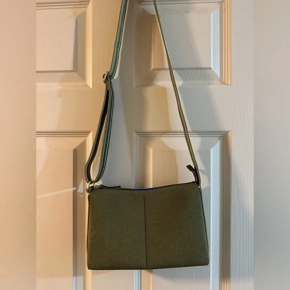 Rothys Womens green Zip Small Casual Crossbody Bag Handbag - Picture 3 of 6